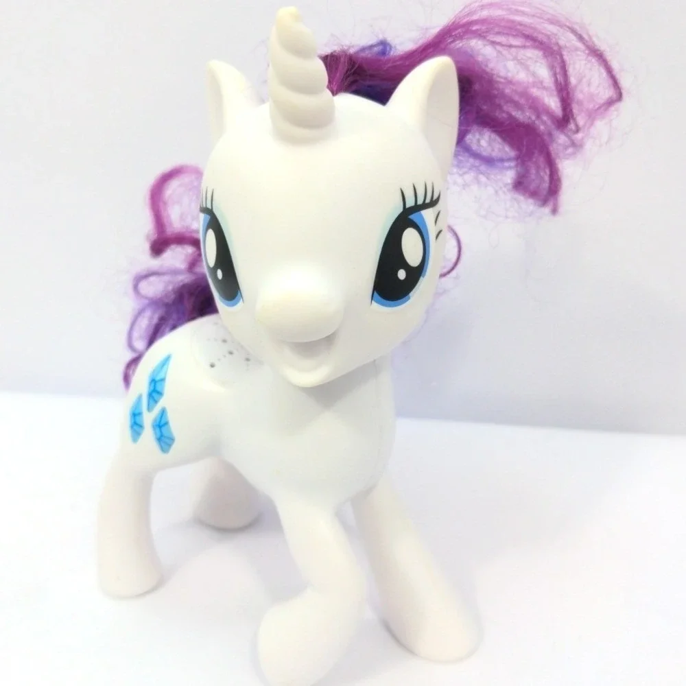 My Little Pony Rarity White Unicorn Figure 2017 Hasbro Light Up Toy E2584 MLP